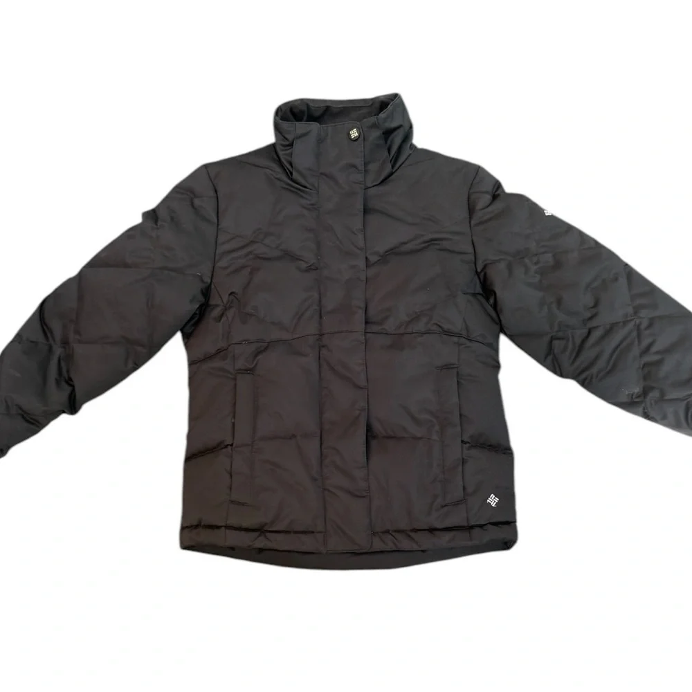 Kids Colombia titanium jacket size 7/8 snow ski & snowboard jacket in black